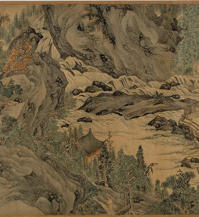 唐寅山水画《耕织图》卷_10