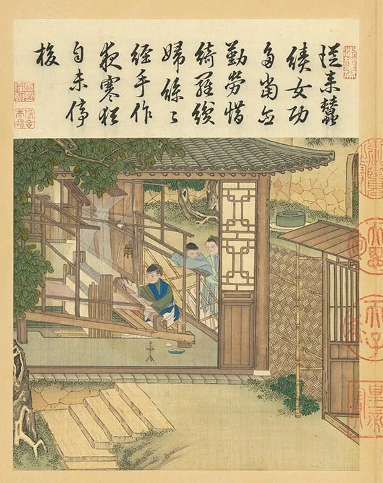 冷枚《耕织图》册_07