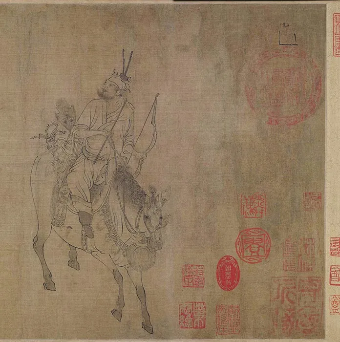 传李公麟白描《西岳降灵图》卷_20