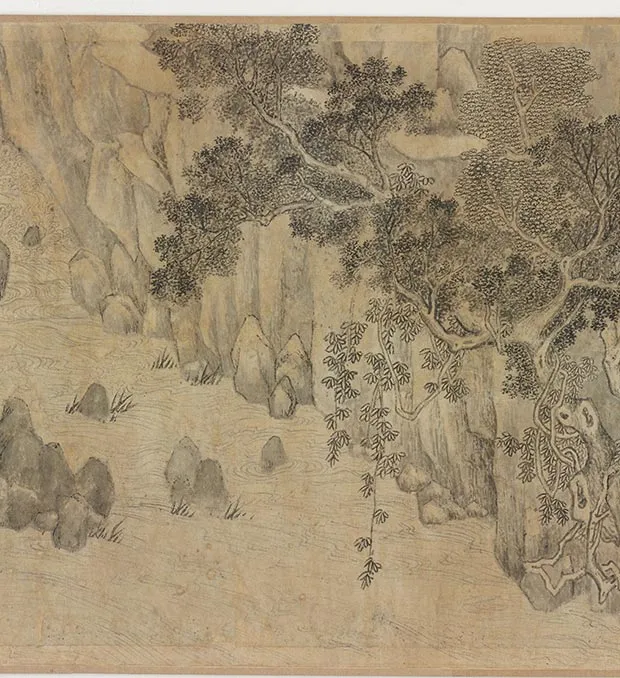 传李公麟《莲社图》卷_18
