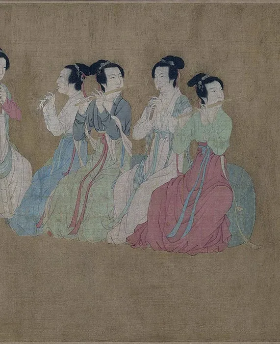 顾闳中韩熙载夜宴图卷_15