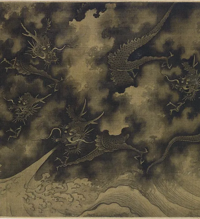 传陈容《群龙图》卷_06