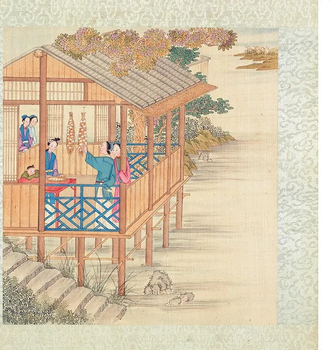 清人《耕织图册》彩绘本_10
