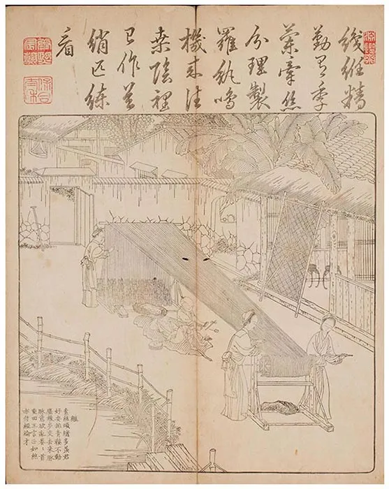 佩文斋耕织图（和刻本）-(8)