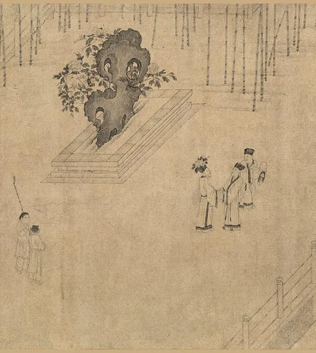 商山四皓会昌九老图卷_06