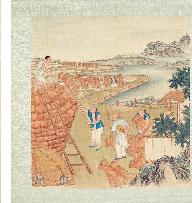 清人《耕织图册》彩绘本_31
