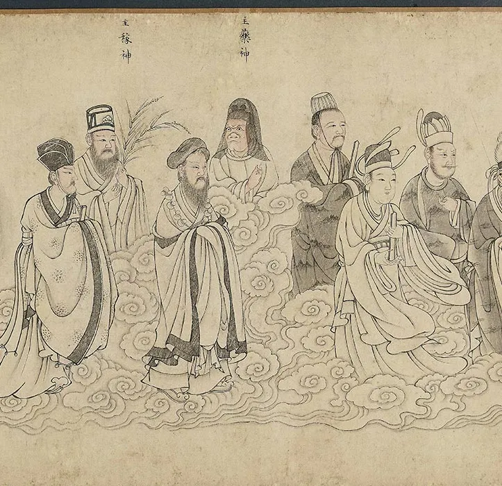 传李公麟白描《华严经变图》卷_22