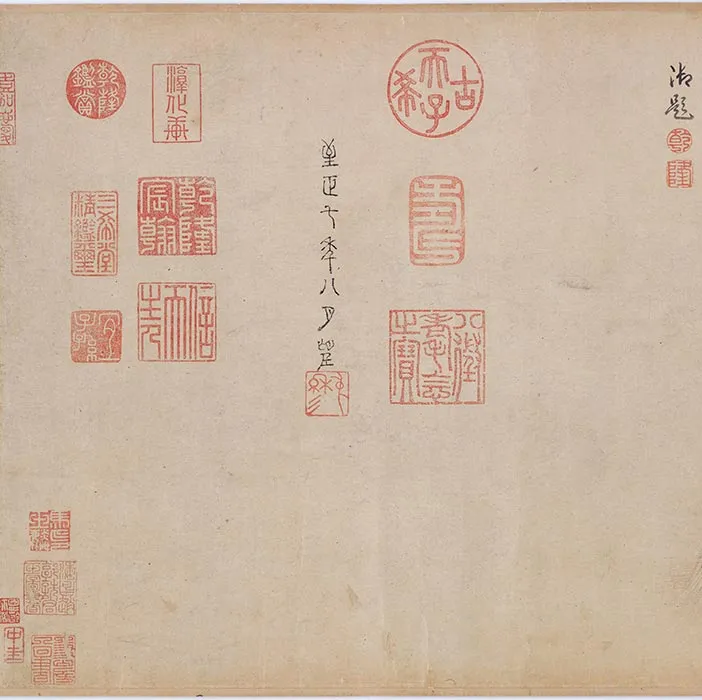 赵雍《摹李公麟人马图》卷_04