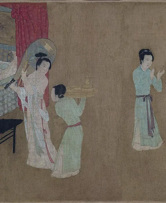 顾闳中韩熙载夜宴图卷_19