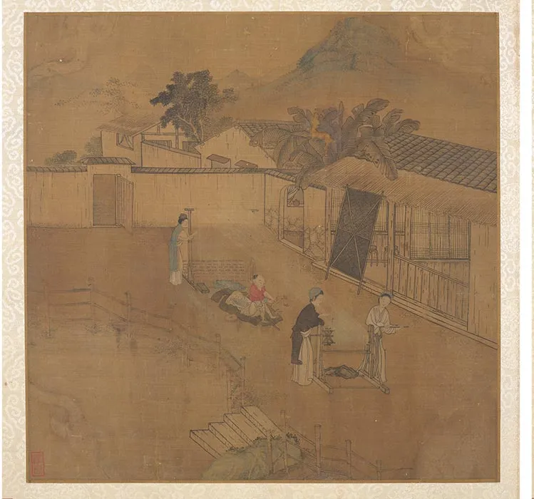传明仇英耕织图册_02