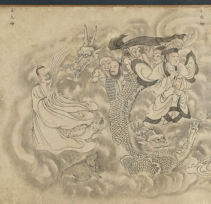 传李公麟白描《华严经变图》卷_20