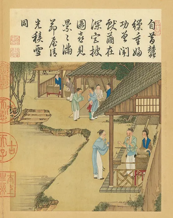 冷枚《耕织图》册_14
