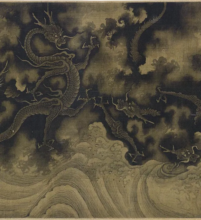 传陈容《群龙图》卷_07
