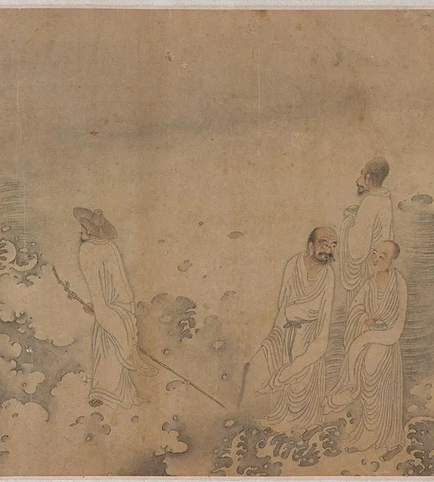 传李公麟《十二罗汉图》卷_24