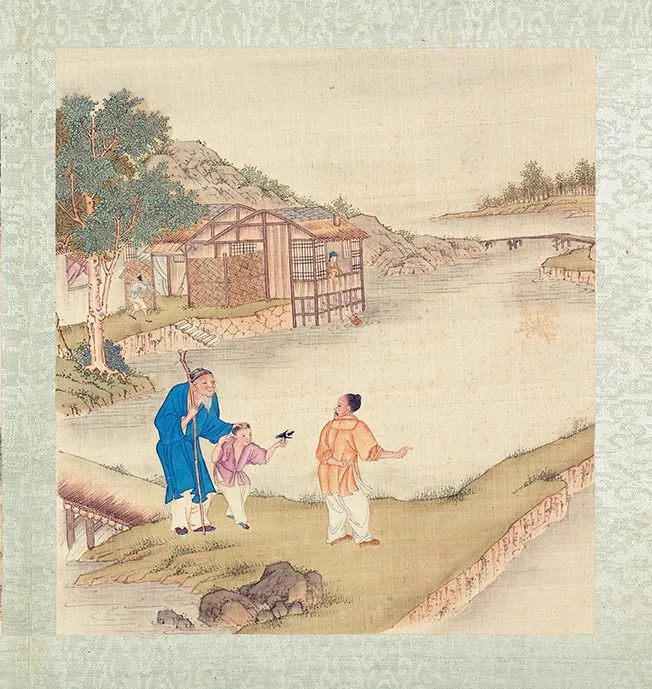 清人《耕织图册》彩绘本_40