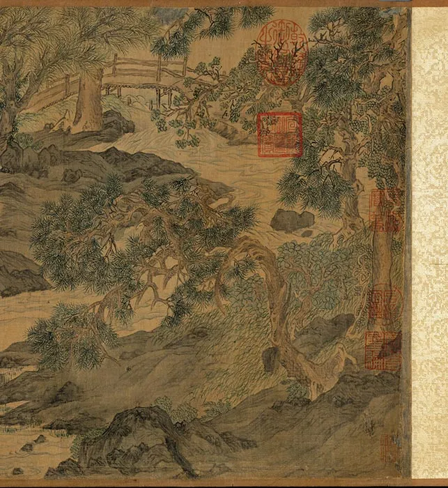 唐寅山水画《耕织图》卷_20