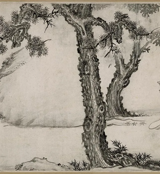 张激《白莲社图》卷_30