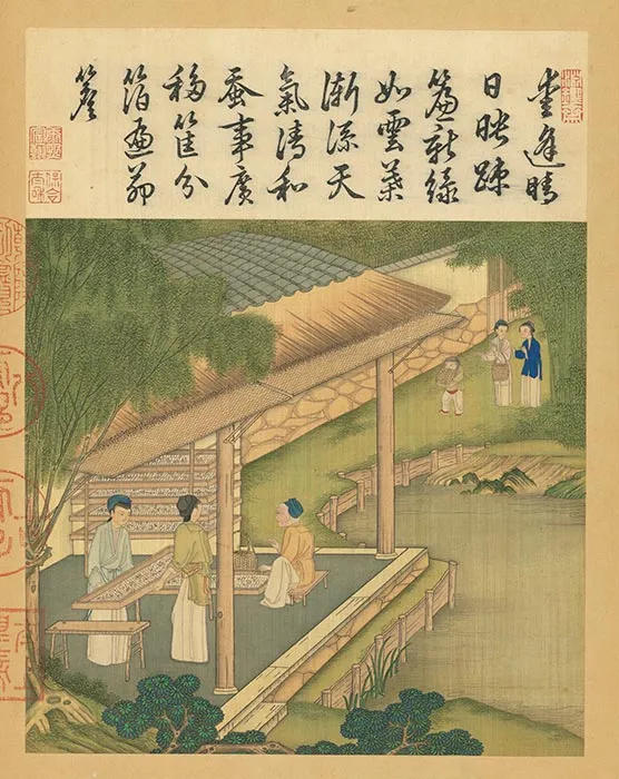 冷枚《耕织图》册_18