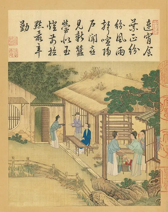 冷枚《耕织图》册_19