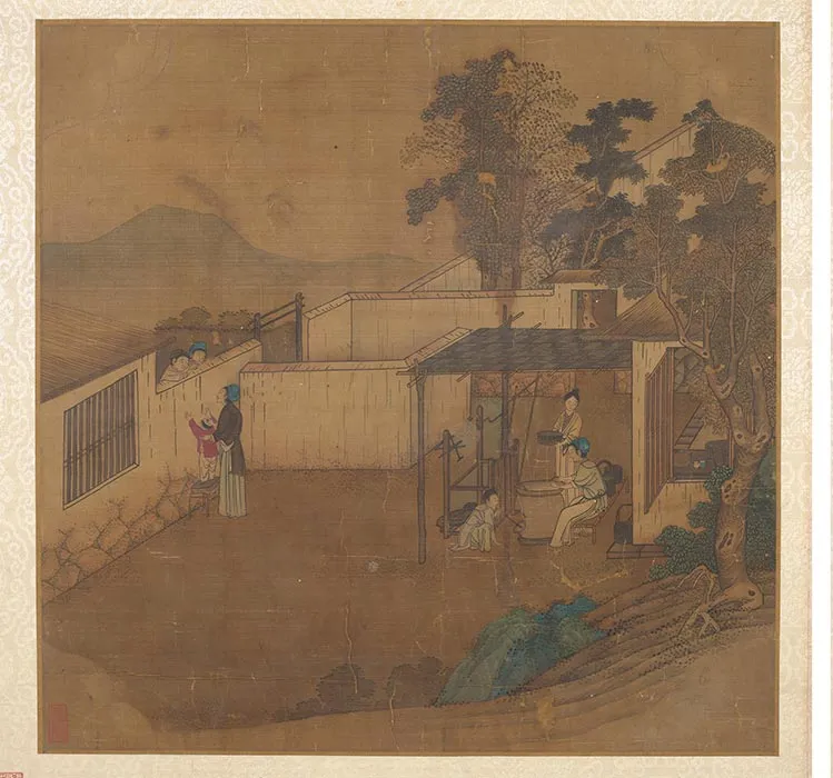 传明仇英耕织图册_04