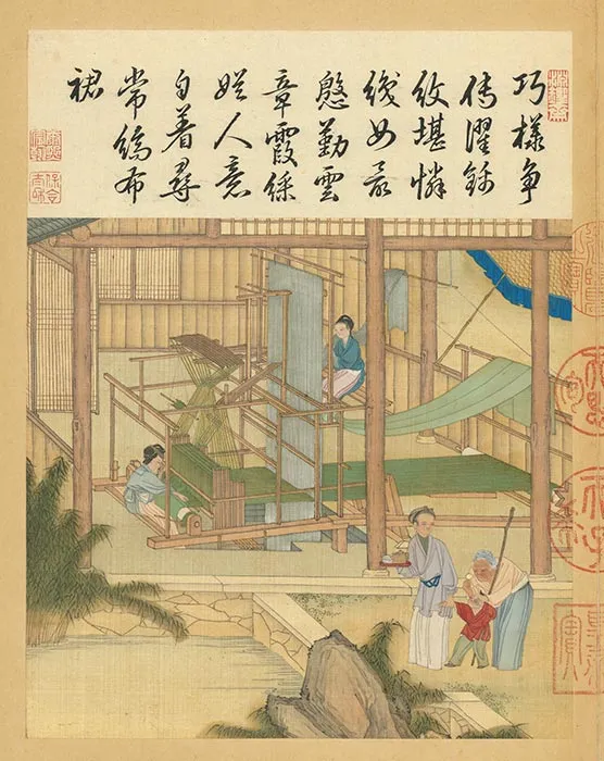 冷枚《耕织图》册_03