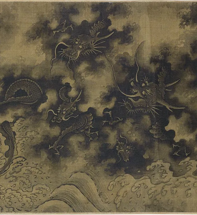 传陈容《群龙图》卷_05