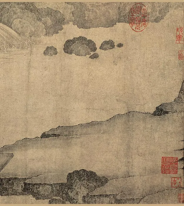 商山四皓会昌九老图卷_16