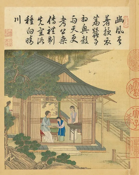 冷枚《耕织图》册_23