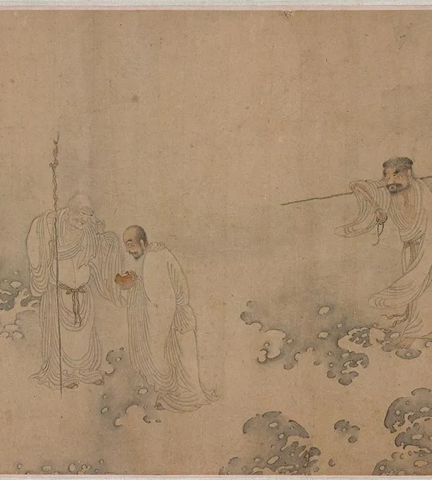传李公麟《十二罗汉图》卷_22