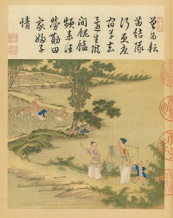 冷枚《耕织图》册_35