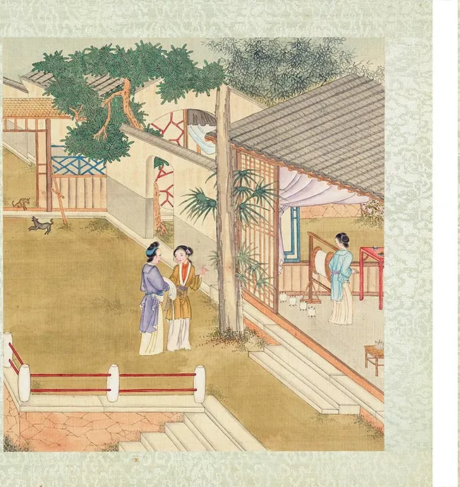 清人《耕织图册》彩绘本_08