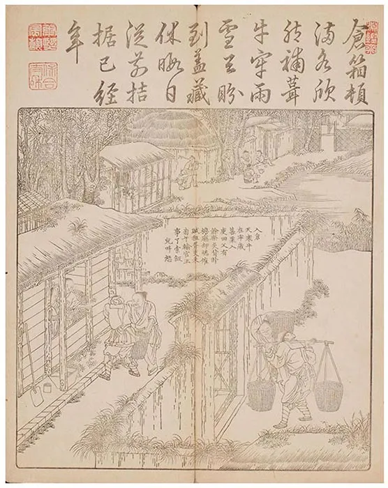 佩文斋耕织图（和刻本）-(28)