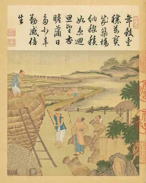 冷枚《耕织图》册_31