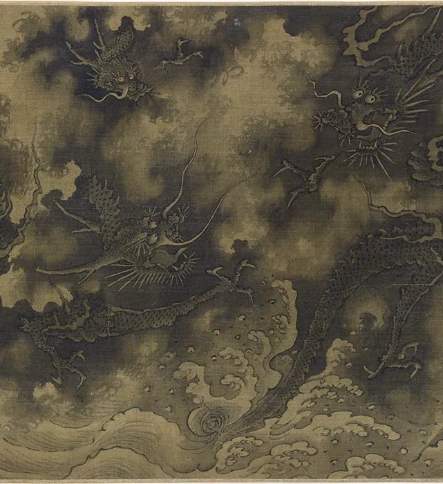 传陈容《群龙图》卷_12