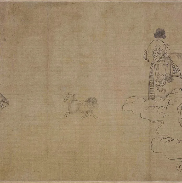 传李公麟白描《西岳降灵图》卷_11