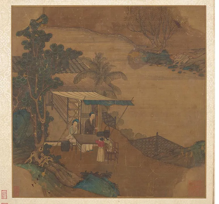 传明仇英耕织图册_01