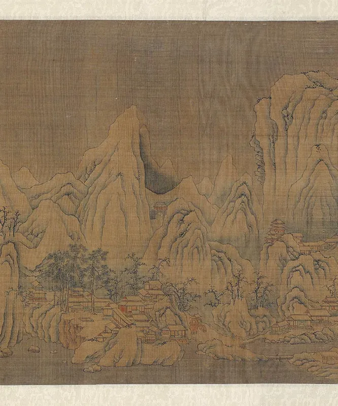 传燕文贵摹唐王右丞江干雪霁图_08