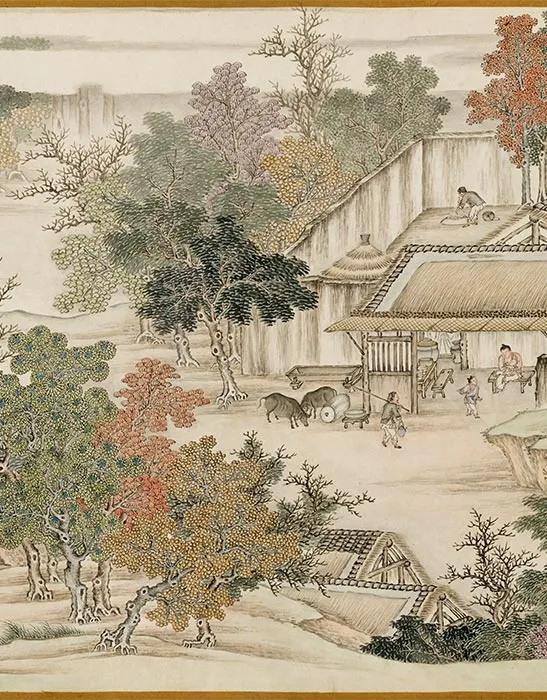 清杨大章仿宋院本金陵图卷_36