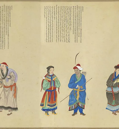 清代谢遂《职贡图》卷三_37