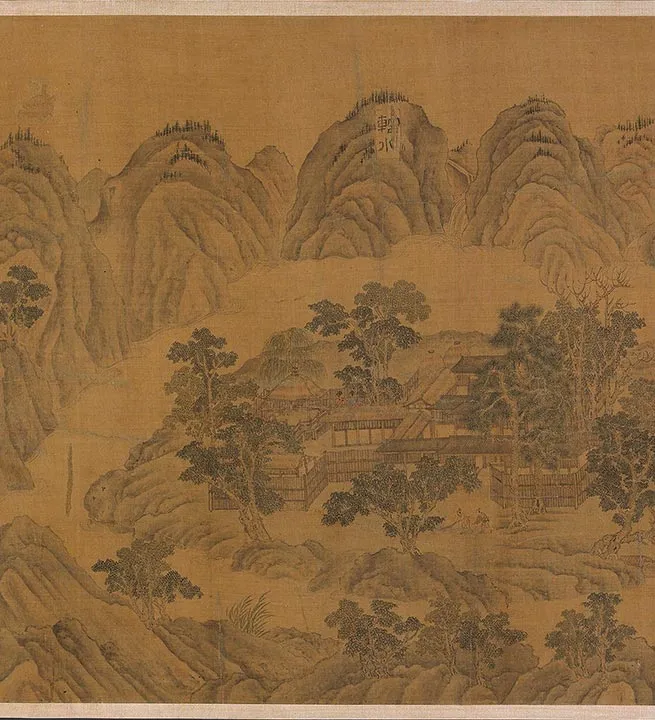 传郭忠恕《临王维辋川图》卷_14
