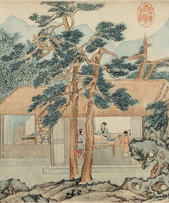 文徵明《真赏斋图》卷（上博本）_23