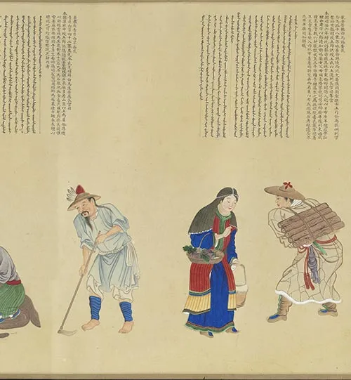 清代谢遂《职贡图》卷三_29