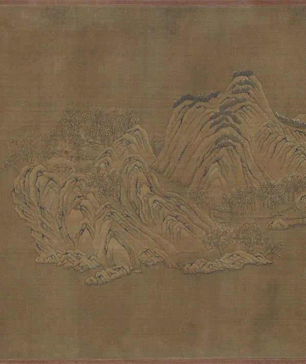 传王维万山积雪图卷_02