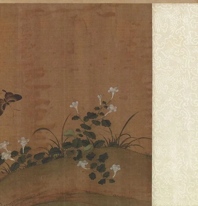 传五代南唐徐熙花卉草虫卷_14