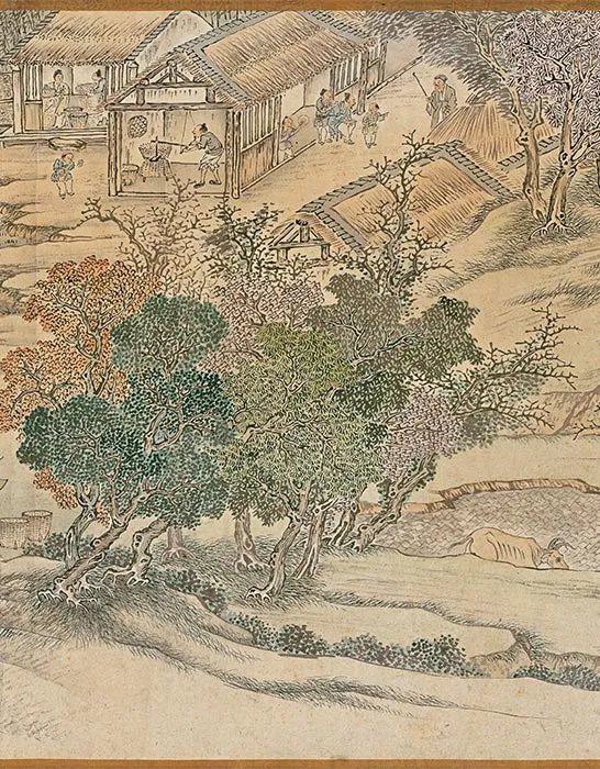 冯宁《仿宋院本金陵图》卷_02
