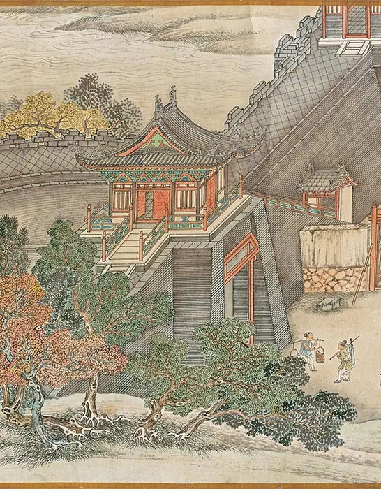 冯宁《仿宋院本金陵图》卷_10