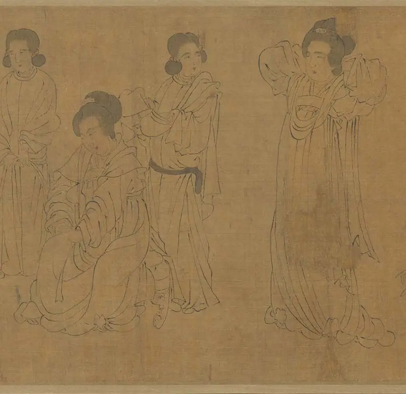 宋摹《周文矩宫中图》_03