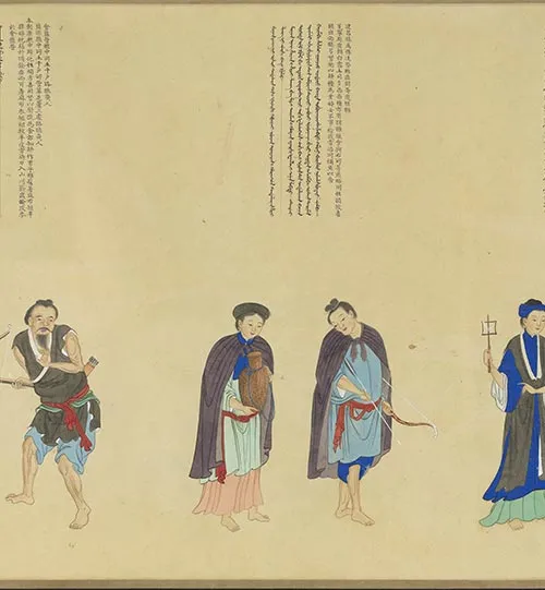 清代谢遂《职贡图》卷三_18