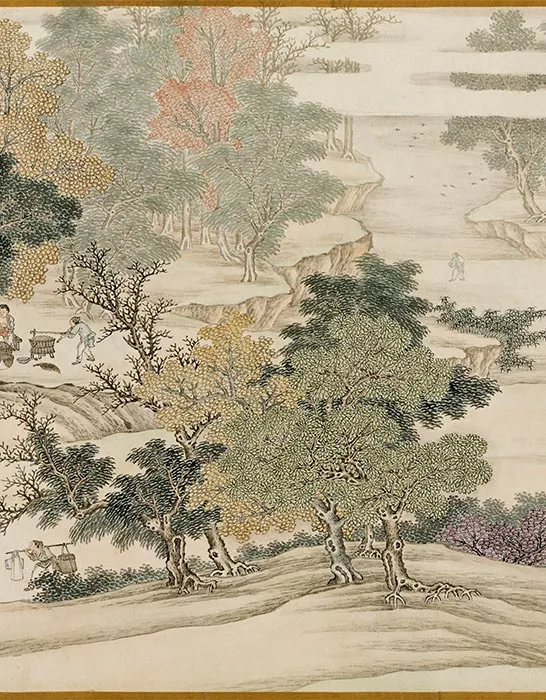 清杨大章仿宋院本金陵图卷_30