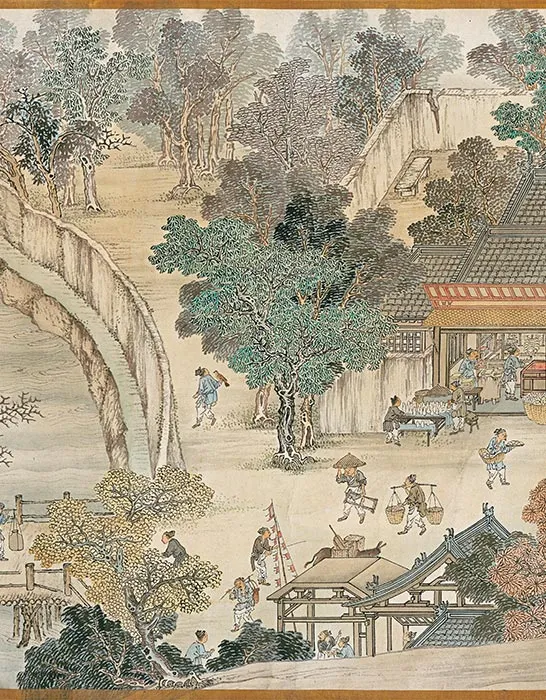 冯宁《仿宋院本金陵图》卷_24